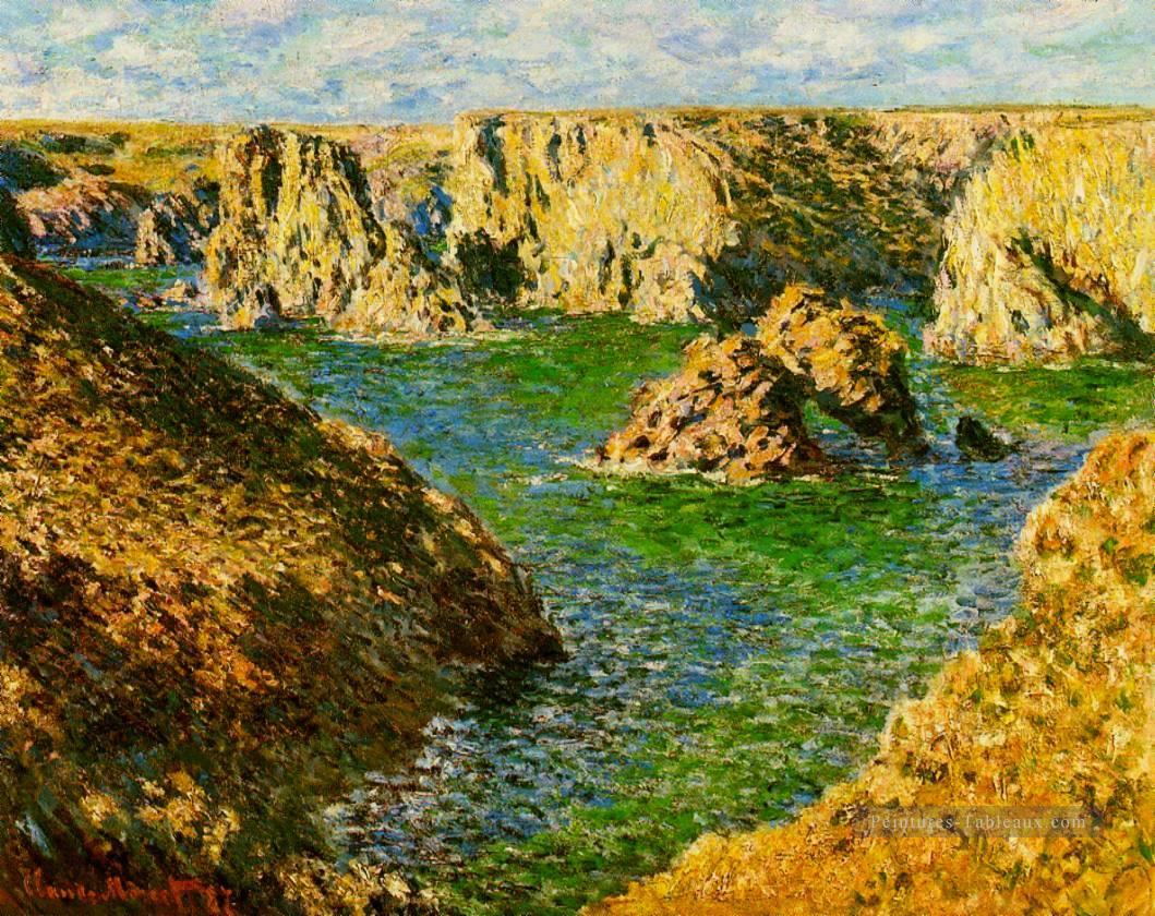 Port Donnant Belle Ile Claude Monet Peintures à l'huile